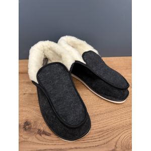 Чуні-капці з овечої вовни та войлоку розміри 44 розмір 46