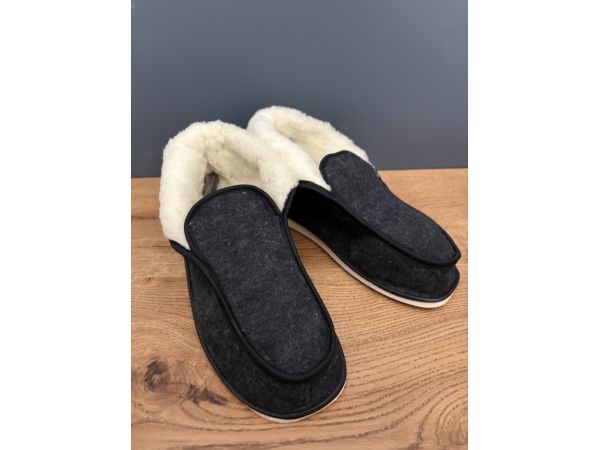 Чуні-капці з овечої вовни та войлоку розміри 44 розмір