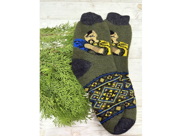 Шкарпетки чоловічі овеча шерсть, шерстяні носки, шкарпетки шерстяні