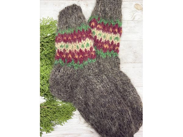 Гуцульські Шкарпетки з овечої шерсті 40-42 розмір