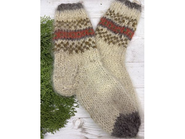 Гуцульські Шкарпетки з овечої шерсті 40-42 розмір