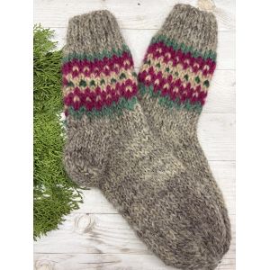 Гуцульські Шкарпетки з овечої шерсті 40-42 розмір