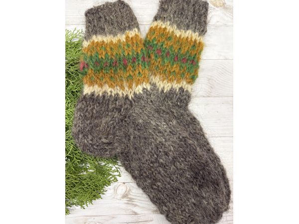 Гуцульські Шкарпетки з овечої шерсті 40-42 розмір