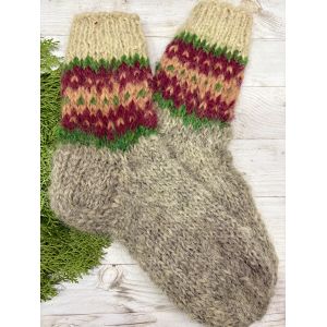 Гуцульські Шкарпетки з овечої шерсті 40-42 розмір