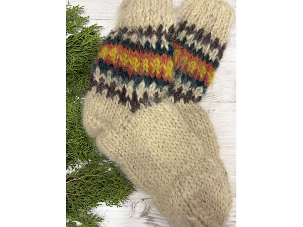 Гуцульські Шкарпетки з овечої шерсті чоловічі шкарпетки 41-43