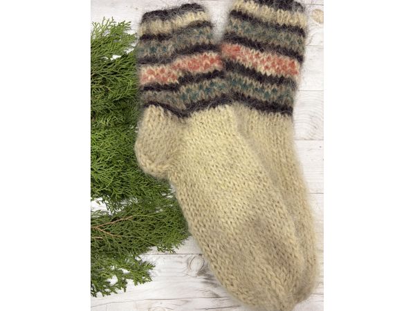 Гуцульські Шкарпетки з овечої шерсті чоловічі шкарпетки 41-43