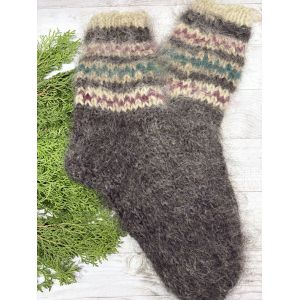 Гуцульські Шкарпетки з овечої шерсті розмір 42-44