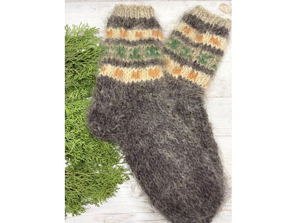 Гуцульські Шкарпетки з овечої шерсті розмір 42-44