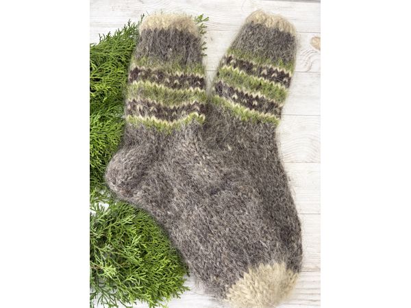 Гуцульські Шкарпетки з овечої шерсті чоловічі шкарпетки 41-43