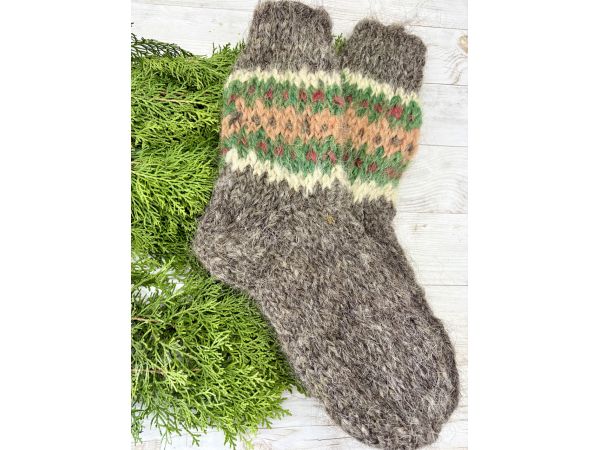 Гуцульські Шкарпетки з овечої шерсті 40-42 розмір