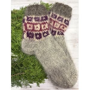 Гуцульські шкарпетки жіночі 39-41 розмір ручна робота натуральна вовна