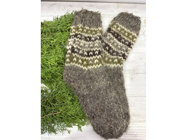 Гуцульські шкарпетки жіночі 39-41 розмір ручна робота натуральна вовна