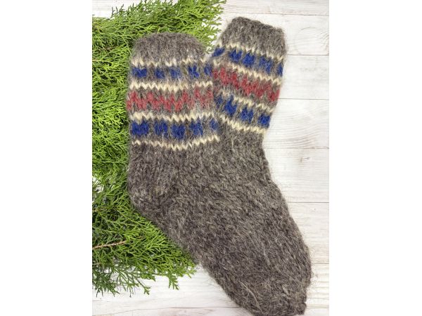 Гуцульські шкарпетки жіночі 39-41 розмір ручна робота натуральна вовна