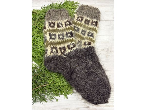 Гуцульські шкарпетки жіночі 39-41 розмір ручна робота натуральна вовна