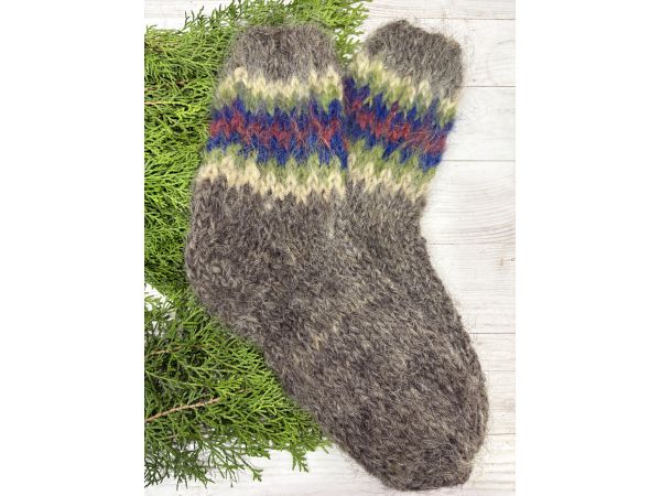 Гуцульські шкарпетки жіночі 39-41 розмір ручна робота натуральна вовна