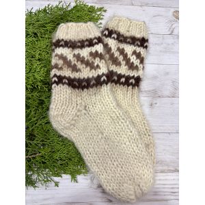 Гуцульські шкарпетки жіночі з овечої вовни 36-39 розмір