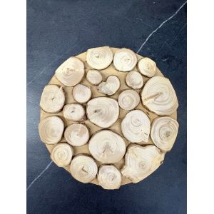 Дерев’яна підставка під гаряче з ялівцю, 12 см