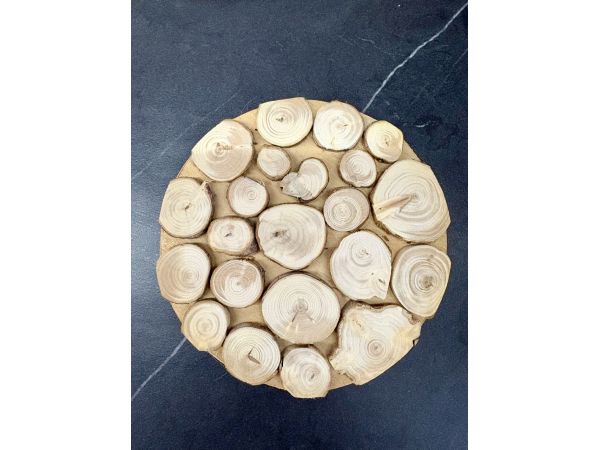 Дерев’яна підставка під гаряче з ялівцю, 12 см