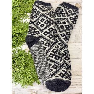 Шкарпетки чоловічі овеча шерсть, шерстяні носки, шкарпетки шерстяні орнамент