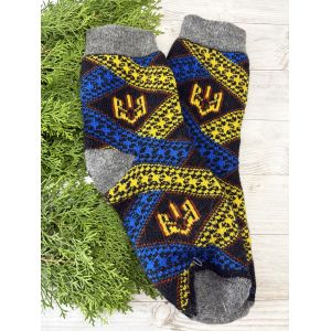 Шкарпетки жіночі з овечої шерсті, герб