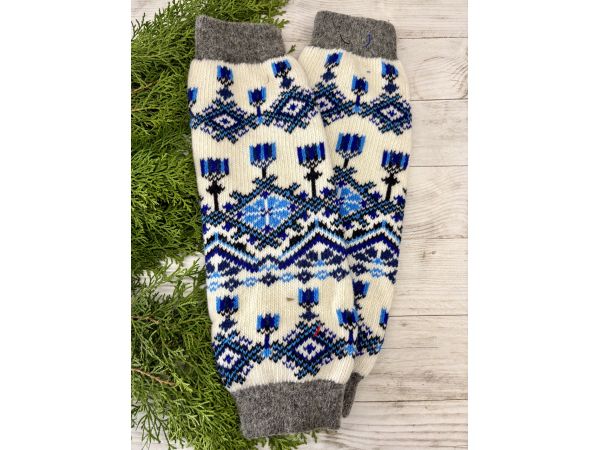 Гетри жіночі шерстяні орнамент