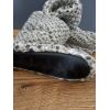 Чуні з овечої шерсті, сірі