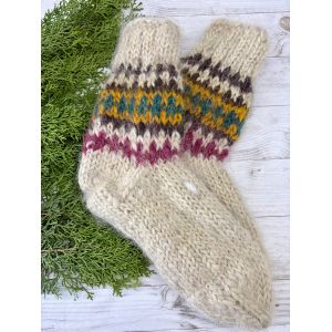 Гуцульські Шкарпетки з овечої шерсті чоловічі шкарпетки 41-43