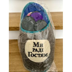 Набір гостьових домашніх капців 5 в 1, гостьовий набір тапочок, тапочки для гостей