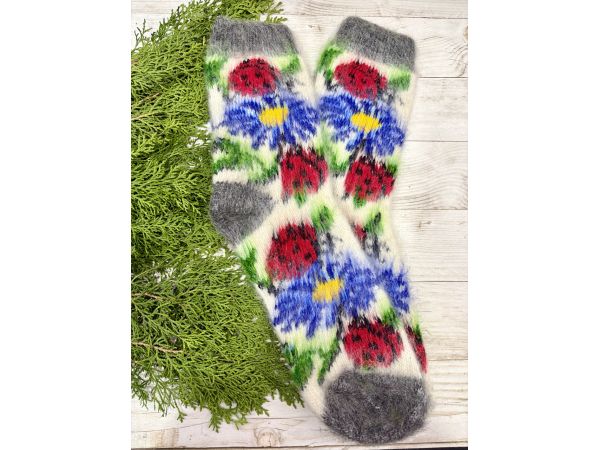 Шкарпетки жіночі з козячого пуху