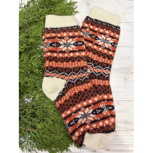 Шкарпетки жіночі з овечої шерсті ведмедик