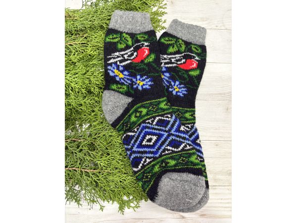 Жіночі теплі шкарпетки з овечої вовни