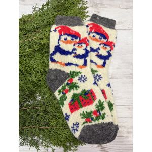 Жіночі теплі шкарпетки з овечої вовни Пінгвін 