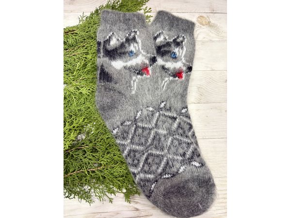 Чоловічі шкарпетки з козячого пуху