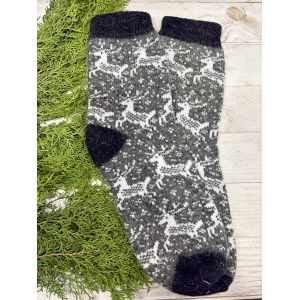 Шкарпетки з овечої вовни з українським орнаментом | Теплі вовняні шкарпетки на зиму