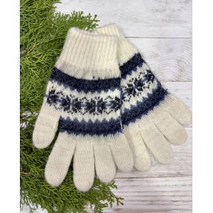 Рукавиці з овечої шерсті "Орнамент"