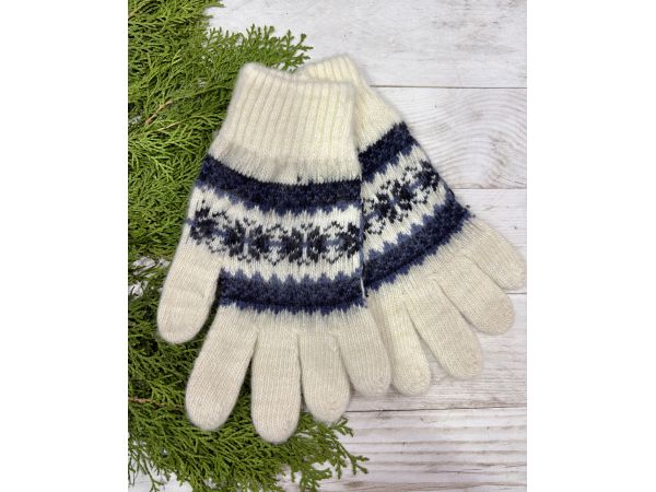 Рукавиці з овечої шерсті "Орнамент"