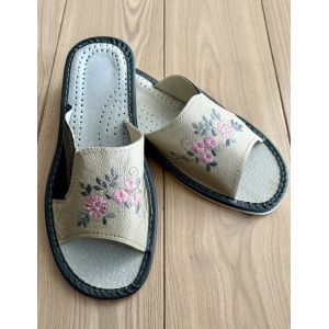 Домашні шкіряні капці жіночі 40