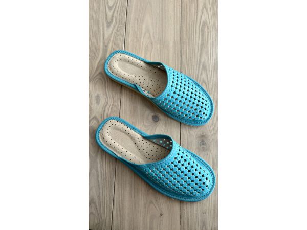 Домашні шкіряні капці жіночі