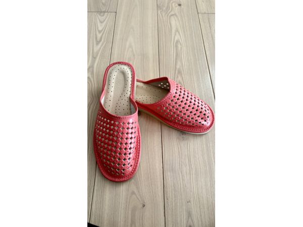 Шкіряні жіночі капці для дому з натуральної шкіри розміри 36, 39 39