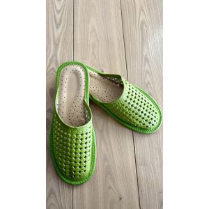 Домашні шкіряні капці жіночі