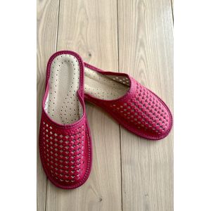 Домашні шкіряні капці жіночі