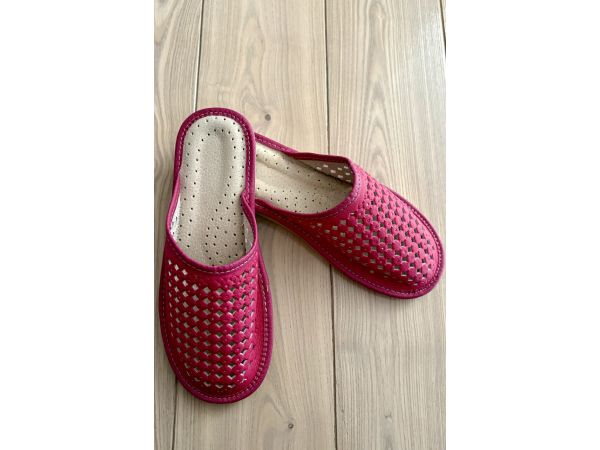 Шкіряні жіночі капці для дому з натуральної шкіри розміри 37, 40 40