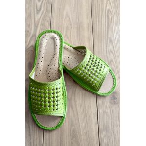 Шкіряні жіночі капці для дому з натуральної шкіри розміри 37, 38, 40 40