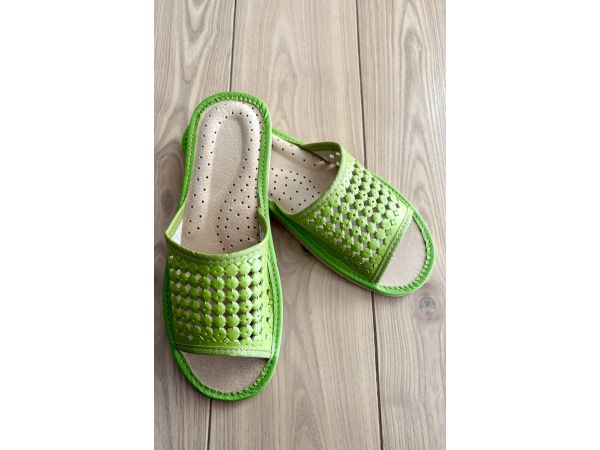 Шкіряні жіночі капці для дому з натуральної шкіри розміри 37, 38, 40 38