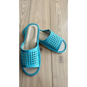 Домашні шкіряні капці жіночі