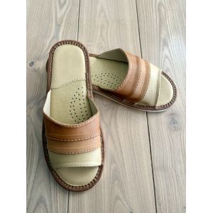 Шкіряні жіночі капці для дому з натуральної шкіри розміри 37, 40 40