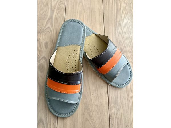 Шкіряні жіночі капці для дому з натуральної шкіри розміри 36, 39 39