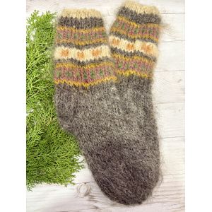 Гуцульські шкарпетки з овечої шерсті розмір 43-46 вовняні шкарпетки ручної роботи