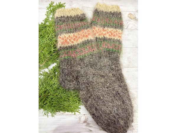 Гуцульські Шкарпетки з овечої шерсті 43-46 розмір