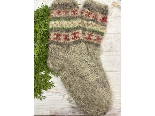 Гуцульські Шкарпетки з овечої шерсті 43-46 розмір
